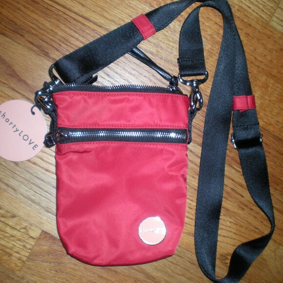 Shortylove Shorthand Crossbody Red + Black - Picture 2 of 3